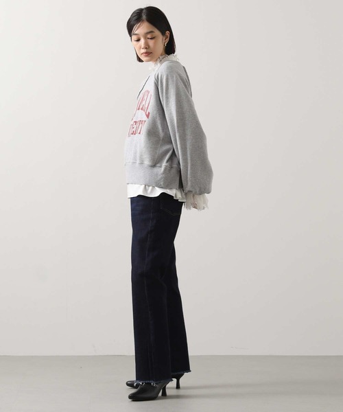 margaux（マルゴー）の「ストレッチフレアデニム（デニムパンツ・レディース・ネイビー系・0/1）」の14枚目の写真