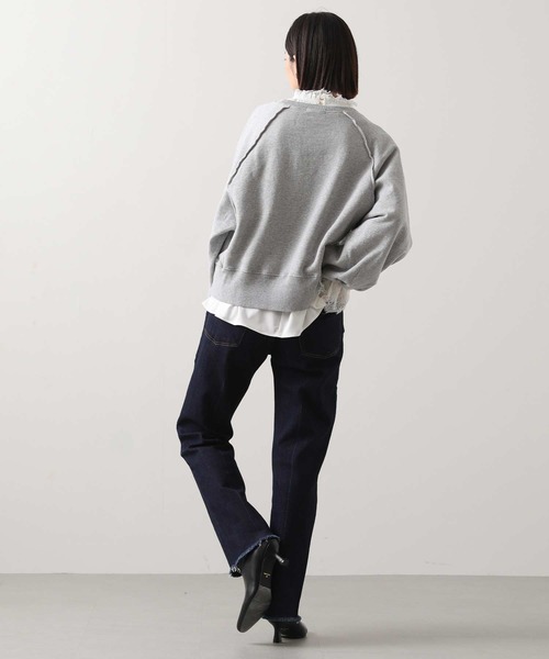 margaux（マルゴー）の「ストレッチフレアデニム（デニムパンツ・レディース・ネイビー系・0/1）」の15枚目の写真