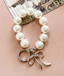 Blanc de Blue（ブランドブルー）の「パール リボン キーチャーム（チャーム）」
