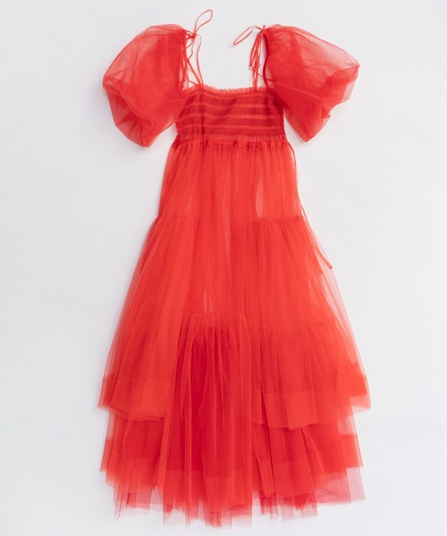 2-way Tulle Volume Camisole dress/2WAYチュールボリュームキャミ