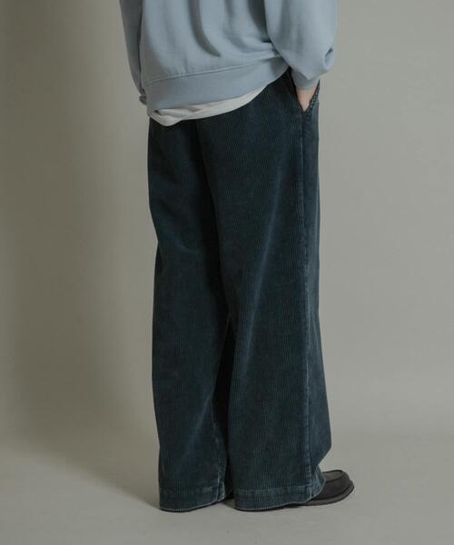 SENSE OF PLACE by URBAN RESEARCH（センスオブプレイスバイアーバンリサーチ）の「ケミカルコーデュロイストレートパンツ（その他パンツ・メンズ・ライトベージュ/ブルー/ブラック・MEDIUM/LARGE）」の3枚目の写真