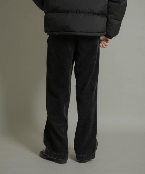 SENSE OF PLACE by URBAN RESEARCH（センスオブプレイスバイアーバンリサーチ）の「ケミカルコーデュロイストレートパンツ（その他パンツ・メンズ・ライトベージュ/ブルー/ブラック・MEDIUM/LARGE）」の4枚目の写真