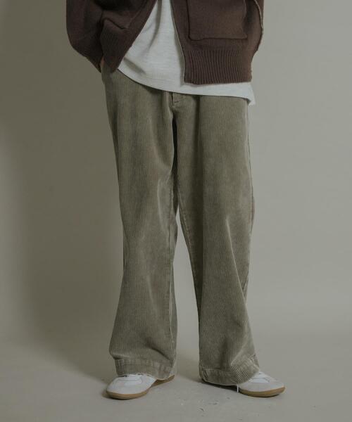 SENSE OF PLACE by URBAN RESEARCH（センスオブプレイスバイアーバンリサーチ）の「ケミカルコーデュロイストレートパンツ（その他パンツ・メンズ・ライトベージュ/ブルー/ブラック・MEDIUM/LARGE）」の16枚目の写真