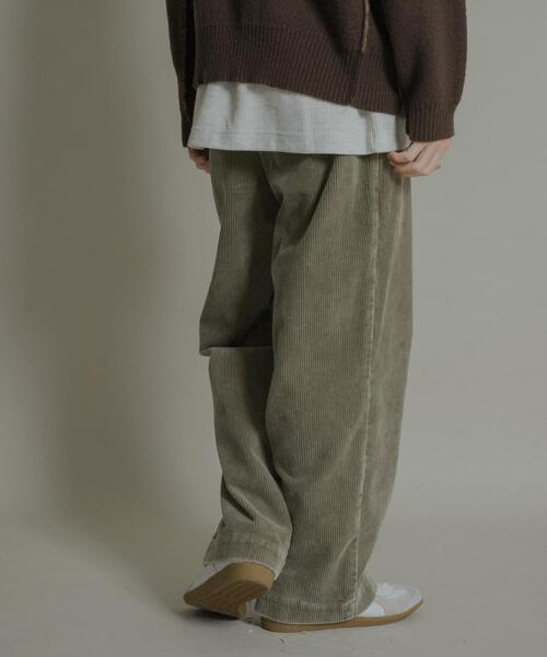 SENSE OF PLACE by URBAN RESEARCH（センスオブプレイスバイアーバンリサーチ）の「ケミカルコーデュロイストレートパンツ（その他パンツ・メンズ・ライトベージュ/ブルー/ブラック・MEDIUM/LARGE）」の18枚目の写真