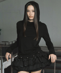 STUD HOODIE BLACK