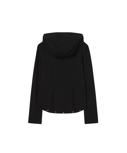 NYXX(エヌワイエックスエックス)の「STUD HOODIE BLACK(パーカー・レディース・その他・F)」の3枚目の写真