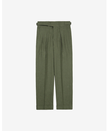 sortie（ソルティ）の「8s Linen Gurkha Trousers (Khaki)（スラックス）」