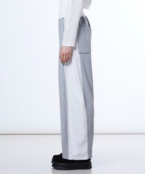 ESSENTIAL（エッセンシャル）の「裏毛タフタドッキングパンツ（その他パンツ・レディース・グレー/ブラック・38/36）」の4枚目の写真