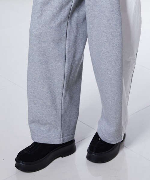 ESSENTIAL（エッセンシャル）の「裏毛タフタドッキングパンツ（その他パンツ・レディース・グレー/ブラック・38/36）」の11枚目の写真