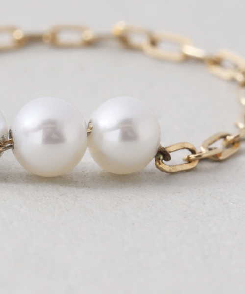 GIGI/ジジ 別注 PEARL CHAIN RING EX（リング）｜IENA（イエナ）の