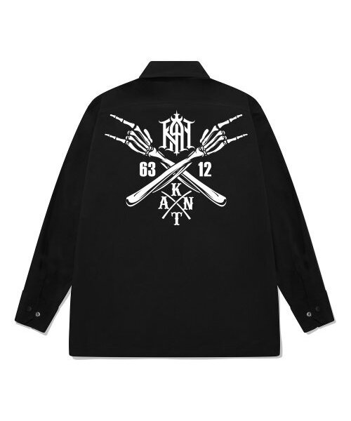 KAN6312(カン6312)の「KWJB0146 クロスハンドワークジャケット ブラック(デニムジャケット・メンズ・その他・FREE)」の1枚目の写真