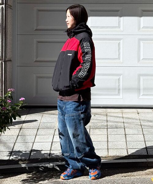 QT8 GARMENTS(キューティーエイトガーメント)の「TL Double Knee Washed Pants (Non-Painted Blue)(デニムパンツ・レディース・その他・MEDIUM/LARGE/X-LARGE)」の6枚目の写真