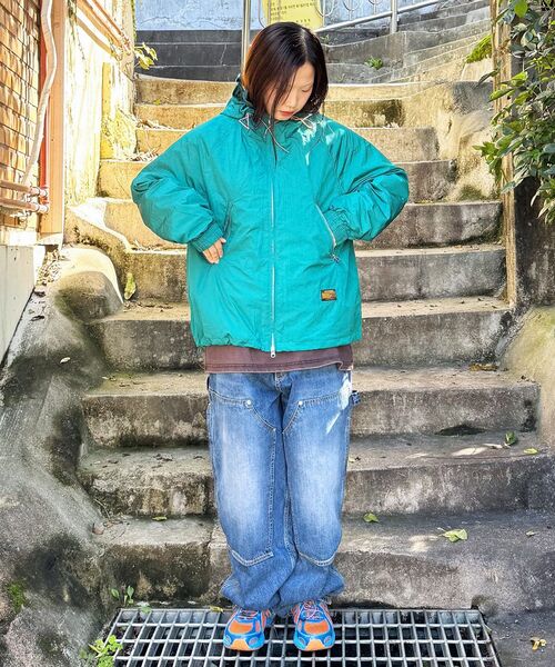 QT8 GARMENTS(キューティーエイトガーメント)の「TL Double Knee Washed Pants (Non-Painted Blue)(デニムパンツ・レディース・その他・MEDIUM/LARGE/X-LARGE)」の7枚目の写真