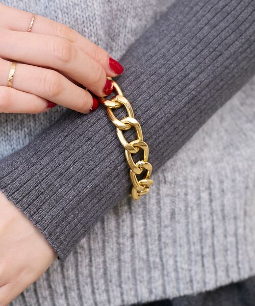 le.coeur blanc（ルクールブラン）の「O チェーンブレスレット（ブレスレット・レディース・ゴールド・FREE）」の7枚目の写真