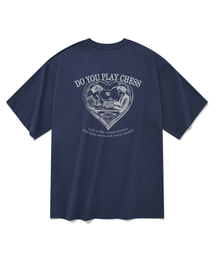 プレイチェス 半袖Tシャツ ネイビー
