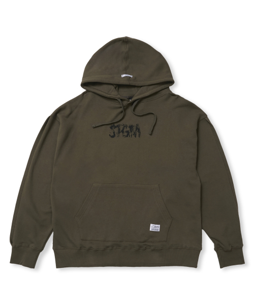 STIGMA(スティグマ)の「UNDERDOG HOODIE KHAKI(パーカー・メンズ・その他・MEDIUM/LARGE/X-LARGE)」の1枚目の写真