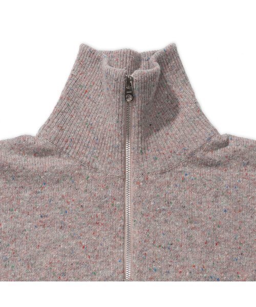 PRODESHIRT(プロデシャツ)の「アイリッシュドネガル 半ジップニット(ローズベージュ)(ニット/セーター・メンズ・その他・LARGE/MEDIUM/X-LARGE)」の4枚目の写真