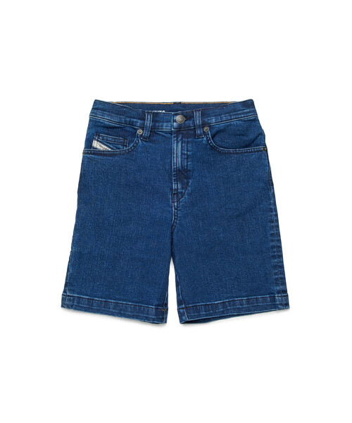 DIESEL(ディーゼル)の「キッズ デニムショートパンツ D-MACS-SH-J(デニムパンツ・キッズ・インディゴブルー・4Y/6Y/8Y/10Y/12Y/14Y/16Y)」の1枚目の写真