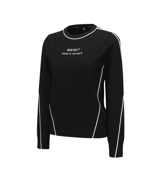 ANEW GOLF（アニューゴルフ）の「WOMEN SP ESSENTIAL SWEATER_BK（ニット/セーター・レディース・その他・LARGE/X-SMALL/SMALL/MEDIUM）」の3枚目の写真