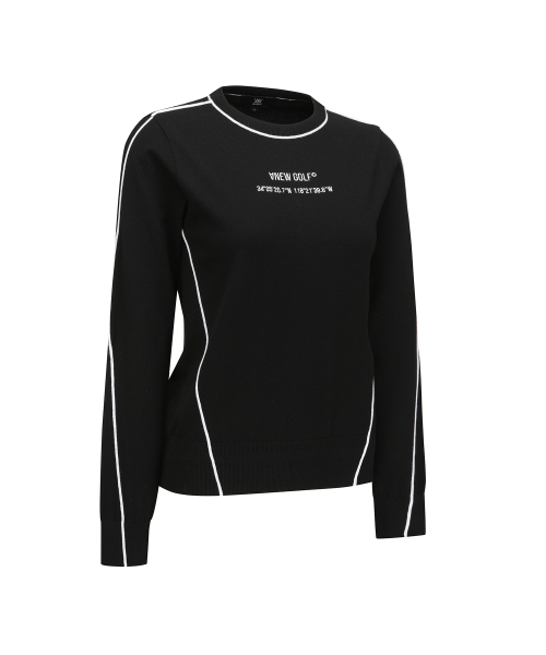 ANEW GOLF（アニューゴルフ）の「WOMEN SP ESSENTIAL SWEATER_BK（ニット/セーター・レディース・その他・LARGE/X-SMALL/SMALL/MEDIUM）」の4枚目の写真