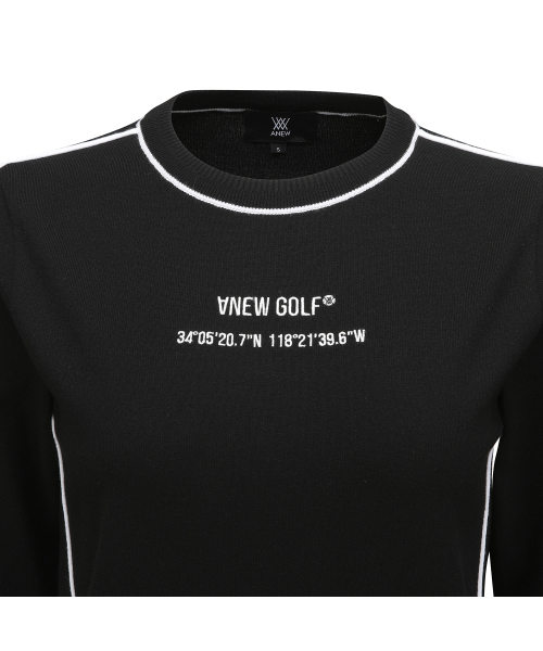 ANEW GOLF（アニューゴルフ）の「WOMEN SP ESSENTIAL SWEATER_BK（ニット/セーター・レディース・その他・LARGE/X-SMALL/SMALL/MEDIUM）」の5枚目の写真