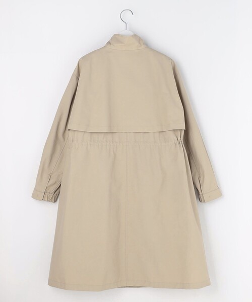 コットンナイロンタッサースタンドカラー コート（その他アウター