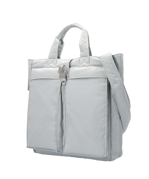 SSRL(シエスタ ロイヤル レーベル)の「Raven Expandable Tote Bag / Silver(トートバッグ・レディース・その他・OS)」の2枚目の写真
