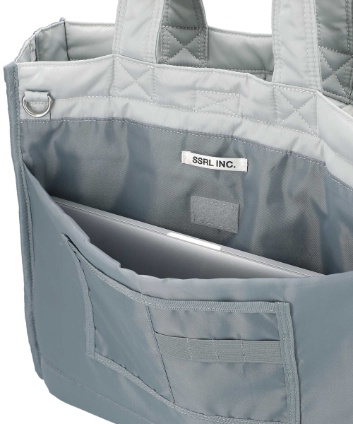 SSRL(シエスタ ロイヤル レーベル)の「Raven Expandable Tote Bag / Silver(トートバッグ・レディース・その他・OS)」の9枚目の写真