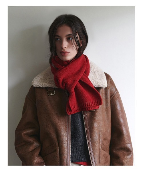 ニットマフラー セール】ウール100％ ニットマフラー（マフラー）｜Ritzy（リッツィー