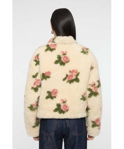MOUSSY(マウジー)の「【26年SS新作】BOA FLEECE FLORAL ジャケット(その他アウター・レディース・アイボリー/ブラック・FREE)」の16枚目の写真
