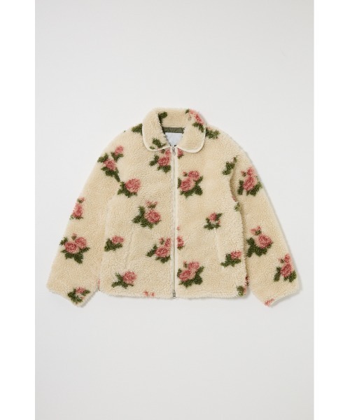 MOUSSY(マウジー)の「【26年SS新作】BOA FLEECE FLORAL ジャケット(その他アウター・レディース・アイボリー/ブラック・FREE)」の22枚目の写真
