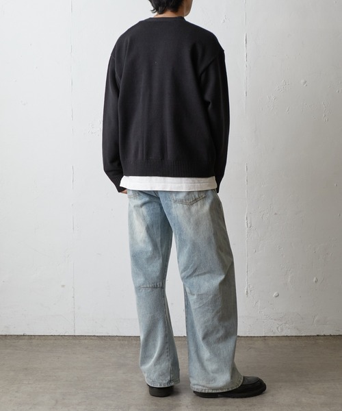 COLONY 2139(コロニートゥーワンスリーナイン)の「ダブルジップニットカーディガン(カーディガン/ボレロ・メンズ・グレー/ブラック/イエロー・MEDIUM/LARGE)」の10枚目の写真