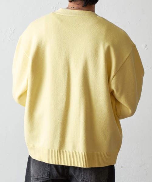 COLONY 2139(コロニートゥーワンスリーナイン)の「ダブルジップニットカーディガン(カーディガン/ボレロ・メンズ・グレー/ブラック/イエロー・MEDIUM/LARGE)」の14枚目の写真