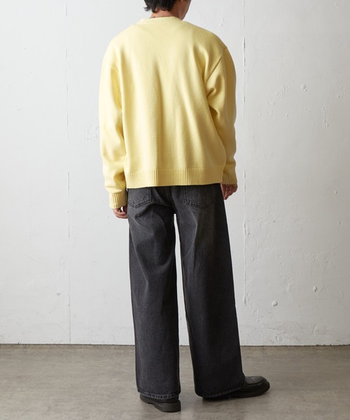 COLONY 2139(コロニートゥーワンスリーナイン)の「ダブルジップニットカーディガン(カーディガン/ボレロ・メンズ・グレー/ブラック/イエロー・MEDIUM/LARGE)」の18枚目の写真