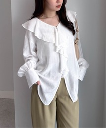 RANAN（ラナン）の「ラッフルフリルオーバーブラウス（シャツ/ブラウス）」