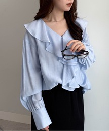 RANAN（ラナン）の「ラッフルフリルオーバーブラウス（シャツ/ブラウス）」