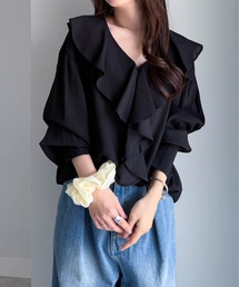 RANAN（ラナン）の「ラッフルフリルオーバーブラウス（シャツ/ブラウス）」