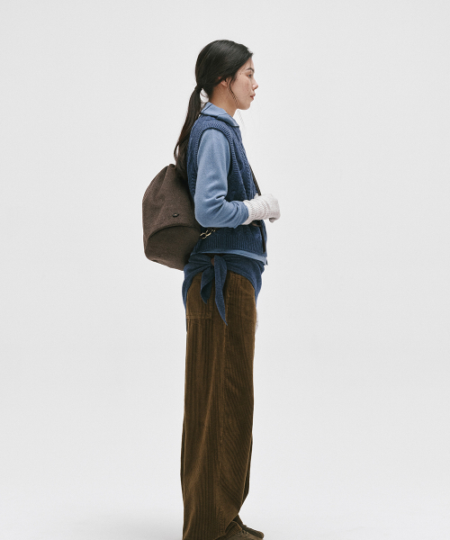 YURT(ユルト)の「CAMPBELL(WOOL)_2color(バックパック/リュック・レディース・ダークブラウン/グレイッシュベージュ・FREE)」の16枚目の写真