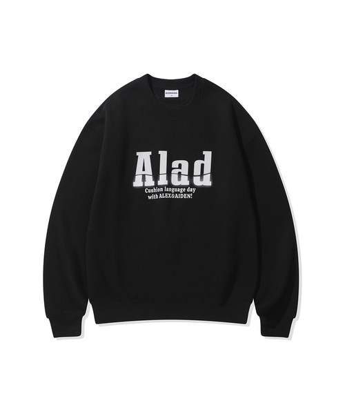 ALEXNAIDEN(アレックスエンエイデン)の「クッション裏起毛スウェット(ブラック)(スウェット・レディース・ブラック・LARGE/MEDIUM/X-LARGE/SMALL)」の1枚目の写真