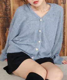 CECIL McBEE（セシルマクビー）の「ラメフェザードルマンカーディガン（カーディガン/ボレロ）」