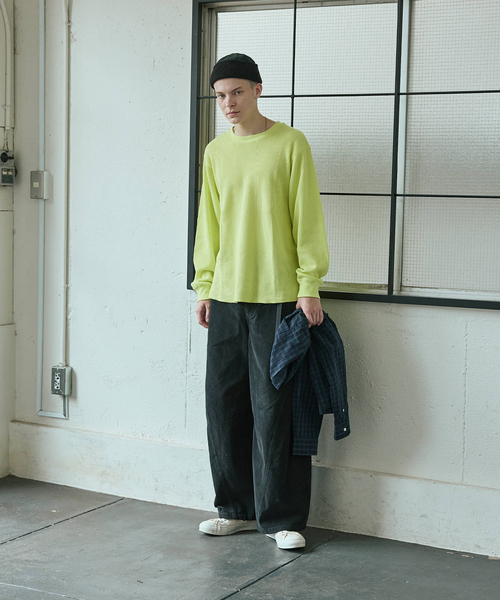 JOURNAL STANDARD（ジャーナルスタンダード）の「TCサーマル ロンT（Tシャツ/カットソー・メンズ・ホワイト/カーキ/イエロー/オレンジ/ベージュ・LARGE/MEDIUM）」の19枚目の写真