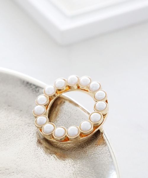 LEPSIM（レプシィム）の「【入卒式／セレモニー】マグネットリバーシブルブローチ　604407（ブローチ/コサージュ・レディース・ゴールド系その他/ゴールド/ゴールド系その他2・ONE SIZE）」の3枚目の写真