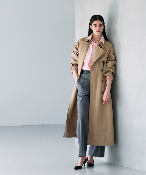 N.O.R.C（ノーク）の「ロングトレンチコート（その他アウター・レディース・ベージュ/ネイビー・S/M/L）」の11枚目の写真