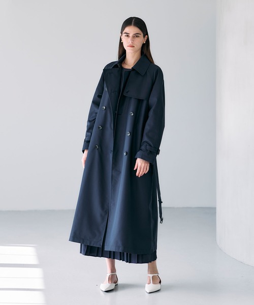 N.O.R.C（ノーク）の「ロングトレンチコート（その他アウター・レディース・ベージュ/ネイビー・S/M/L）」の15枚目の写真