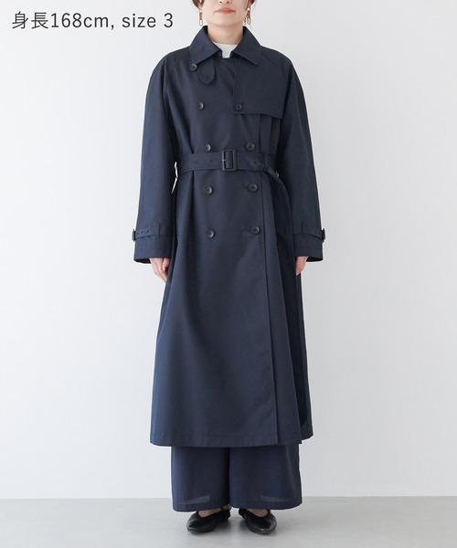 【新品タグ付】NORC ロングトレンチコート ネイビー セール】ロングトレンチコート（その他アウター）｜N.O.R.C（ノーク