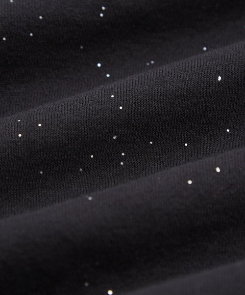 improves（インプローブス）の「【Unisex】ラメ裏起毛 スウェットパーカー（パーカー・メンズ・ブラック/ネイビー/ブラウン・MEDIUM/LARGE）」の7枚目の写真