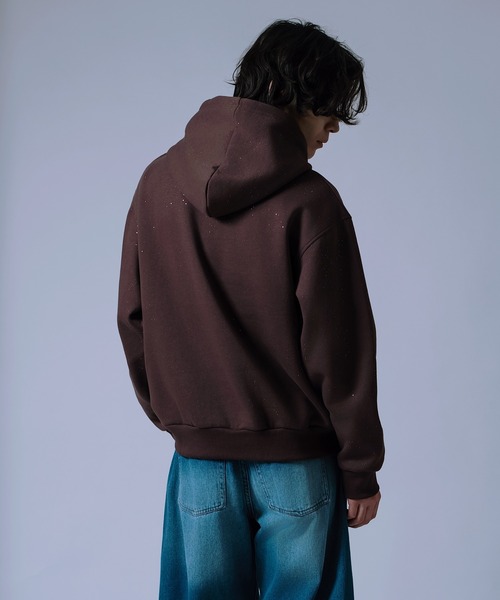 improves（インプローブス）の「【Unisex】ラメ裏起毛 スウェットパーカー（パーカー・メンズ・ブラック/ネイビー/ブラウン・MEDIUM/LARGE）」の20枚目の写真