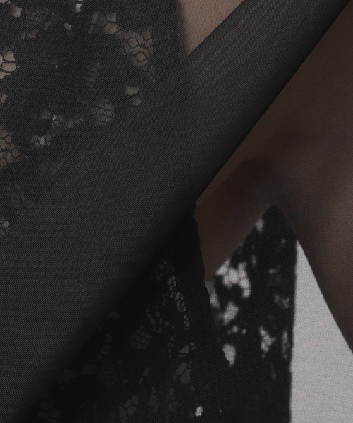 HARDY NOIR（アルディーノアール）の「オーガンジーXレースブラウス（シャツ/ブラウス・レディース・ブラック・FREE）」の16枚目の写真