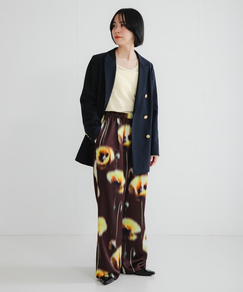 URBAN RESEARCH（アーバンリサーチ）の「ポピーフラワーギャザーパンツ（その他パンツ・レディース・ライトベージュ/ブラウン・38/36）」の8枚目の写真