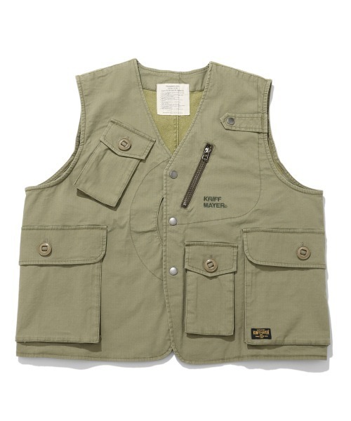 KRIFF MAYER（クリフメイヤー）の「メニーポケットベスト（ベスト・メンズ・ネイビー/ベージュ/オリーブ/ブラック・X-LARGE/LARGE/MEDIUM）」の3枚目の写真